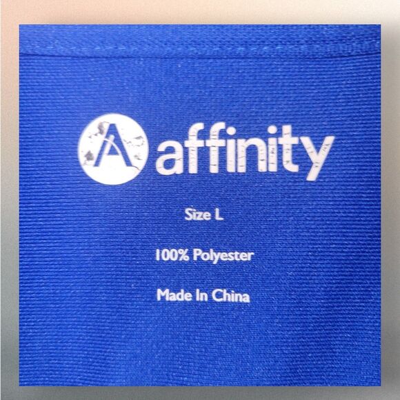 Lot Of 2 SPECTRUM Employee Uniform Polo Blue Size Lg Long & Short Sleeve See Pic - Picture 7 of 9